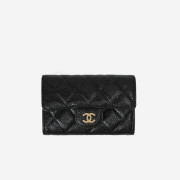 7위 CHANEL 샤넬 카드지갑 케비어 은장 A80799
