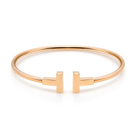 13위 TIFFANY&CO 티파니앤코  T 스퀘어 브레이슬릿 팔찌 (골드/실버/로즈골드)