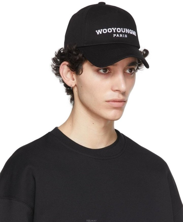 WOOYOUNGMI 우영미 시그니처 로고 자수 볼캡 4COLOR
