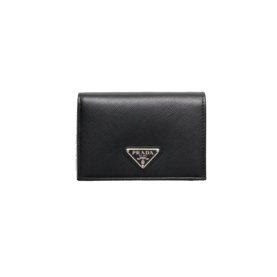 39위 PRADA 프라다 사피아노 트라이앵글 로고 반지갑 1MV021 (금장/은장)