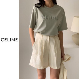 ●7월 판매 13위● CELINE 셀린느 매트 레터링 반팔티 5COLOR