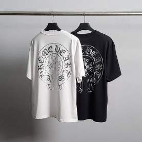 CHROME HEARTS 크롬하츠 실버말굽 오버핏 반팔티