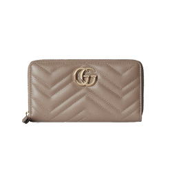 3위 GUCCI 구찌 GG 마몬트 마테라세 라운드 장지갑 토프 443123