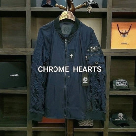 CHROME HEARTS 크롬하츠 크로스 카라 메탈스터드 윈드 바람막이