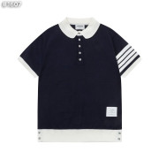 THOM BROWNE 톰브라운 사선 배색 폴로 니트 2COLOR