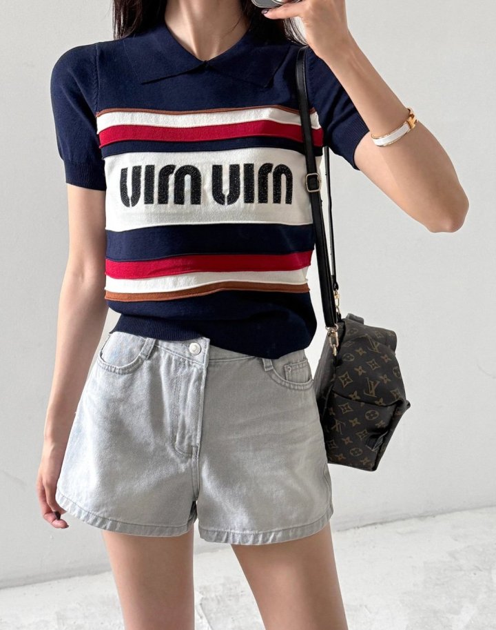 MIUMIU 미우미우 빅자수 카라티