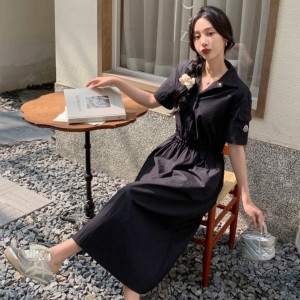 MONCLER 몽클레어 포켓 반팔 원피스