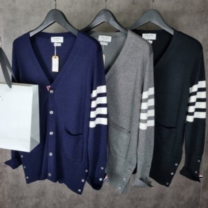●9월 판매 7위● THOM BROWNE 톰브라운 사선 캐시미어 가디건 3COLOR