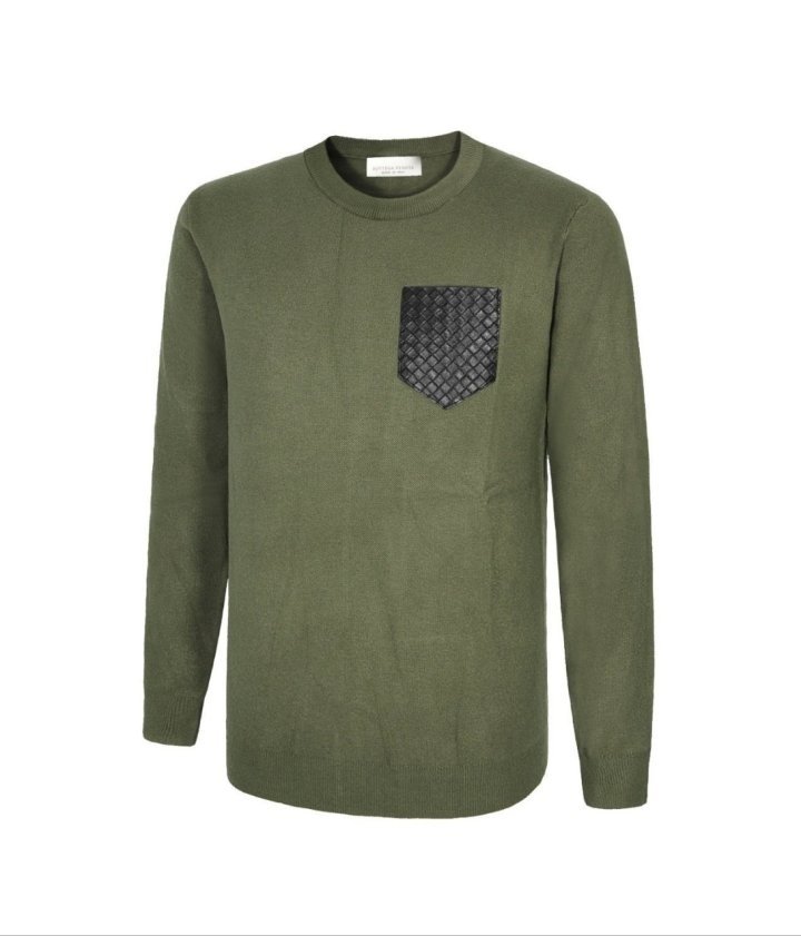 BOTTEGA VENETA 보테가베네타 패치 울캐시 니트 2COLOR