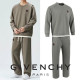 ●9월 판매 12위● GIVENCHY 지방시 레더로고 레이어드 맨투맨 셋업