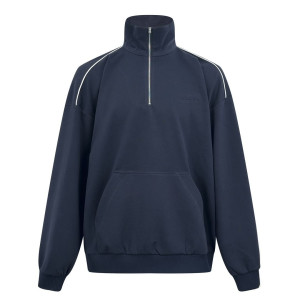 GUCCI 구찌 테크니컬 엠보싱 하프 집업 스웨트 셔츠