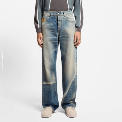 LOUIS VUITTON 루이비통 선페이디드 이펙트 데님 팬츠