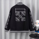 OFF-WHITE 오프화이트 다이애그널 바시티 자켓