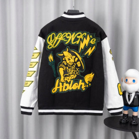 OFF-WHITE 오프화이트 그래픽 바시티 자켓 　