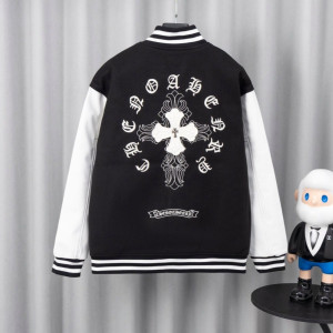 CHROME HEARTS 크롬하츠 크로스 바시티 자켓