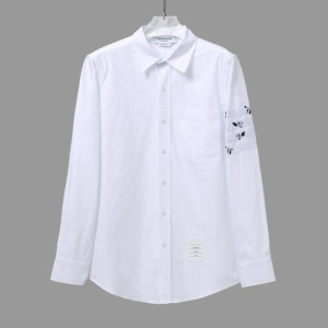 THOM BROWNE 톰브라운 플로럴 사선완장 셔츠