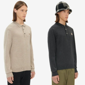 MAISON KITSUNE 메종키츠네 폭스헤드 카라니트 3COLOR