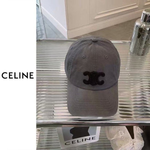 CELINE 셀린느 블랙 트리옹프 볼캡