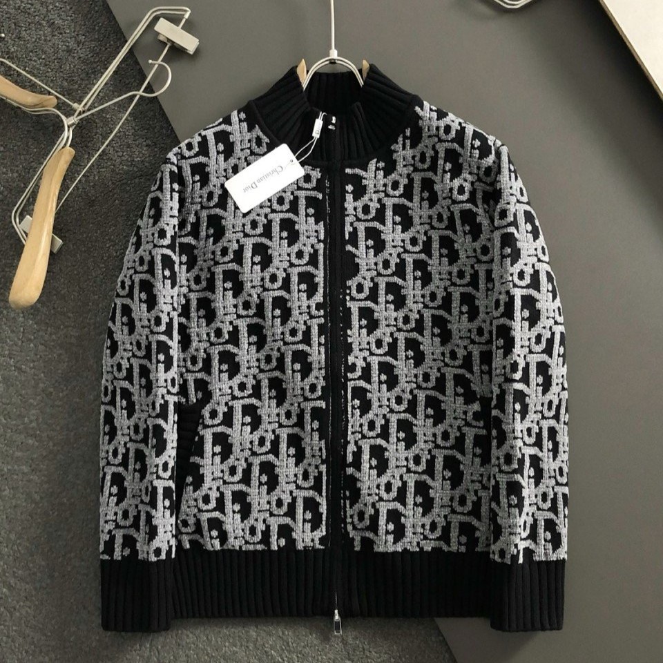 DIOR 디올 오블리크 테크니컬 블루종 집업 