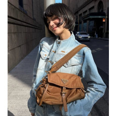 PRADA 프라다 리나일론 라지 숄더백 1BD391