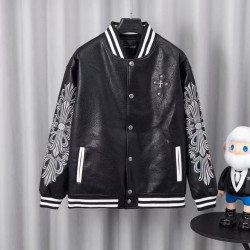 CHROME HEARTS 크롬하츠 바이크시티 화이트 바시티 자켓
