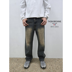 THOM BROWNE 톰브라운 세미와이드 청바지