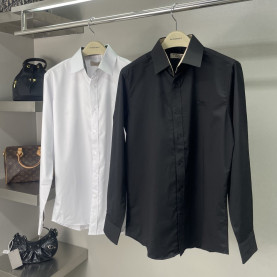 BURBERRY 버버리 체크기사 자수 셔츠