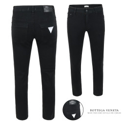 BOTTEGA VENETA 보테가베네타 화이트 트라이앵글 블랙 슬림진