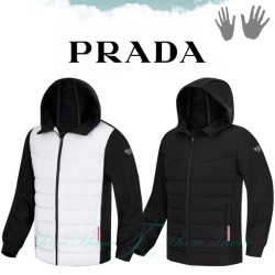 PRADA 프라다 네오플렌 후드 패딩