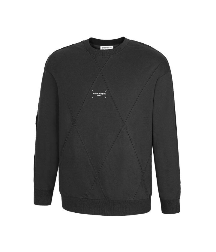 ●11월 판매 9위● MAISON MARGIELA 메종마르지엘라 빈티지 포켓 맨투맨 2COLOR