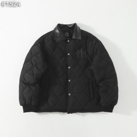 CHROME HEARTS 크롬하츠 트리플 레더 크로스 퀼팅 누빔 자켓