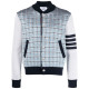 THOM BROWNE 톰브라운 메탈버튼 체크배색 자켓 2COLOR