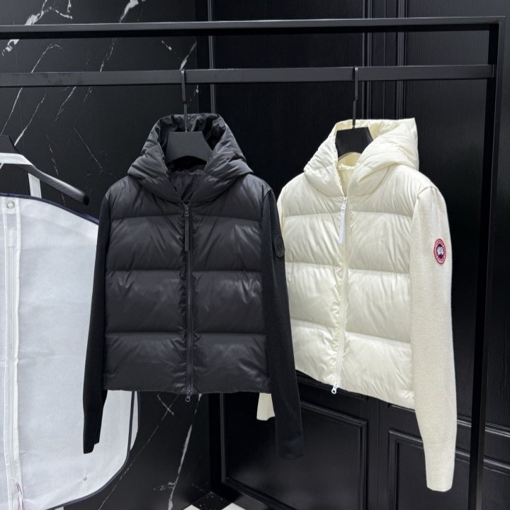 CANADA GOOSE 캐나다구스 하이브릿지 후드 다운 패딩 가디건