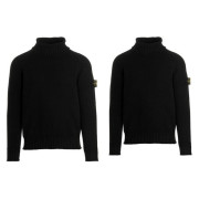 STONE ISLAND 스톤아일랜드 패치 울니트 터틀넥