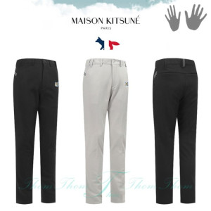 MAISON KITSUNE 메종키츠네 루엘 기모 밴딩 팬츠