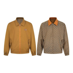 GUCCI 구찌 폴리에스테르 리버시블 자켓