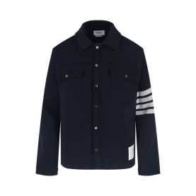 THOM BROWNE 톰브라운 사선완장 코튼 셔츠 자켓