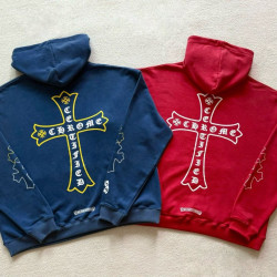 CHROME HEARTS 크롬하츠 X 드레이크 서티파이드 크롬 핸드 다이드 후드 2COLOR