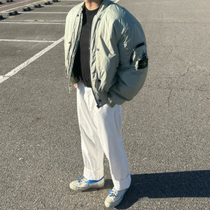 STONE ISLAND 스톤아일랜드 보머 항공 점퍼 2COLOR