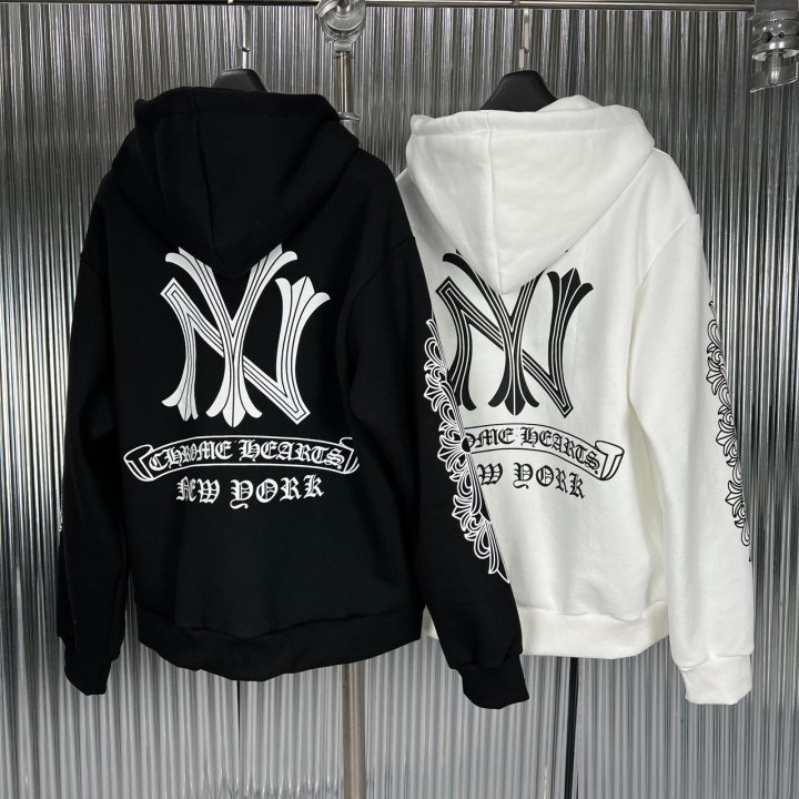 CHROME HEARTS 크롬하츠 NY 기모 후드집업