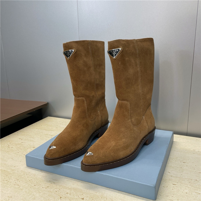 PRADA 프라다 여성용 부츠 P15785 2COLOR (스웨이드/무광)