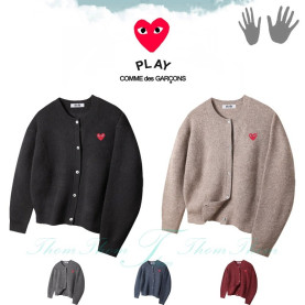 COMME DES GARCONS 꼼데가르송 캐시 라이크 크롭 가디건