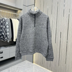 MAISON MARGIELA 메종마르지엘라 자수 로고 반집업 니트