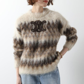 CELINE 셀린느 모헤어 크루넥