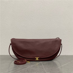 CELINE 셀린느 하프문 소프트 트리옹프 숄더백 124142