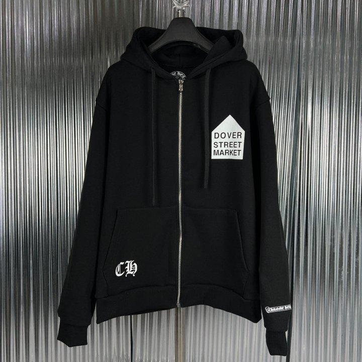 CHROME HEARTS 크롬하츠 도버 후드집업