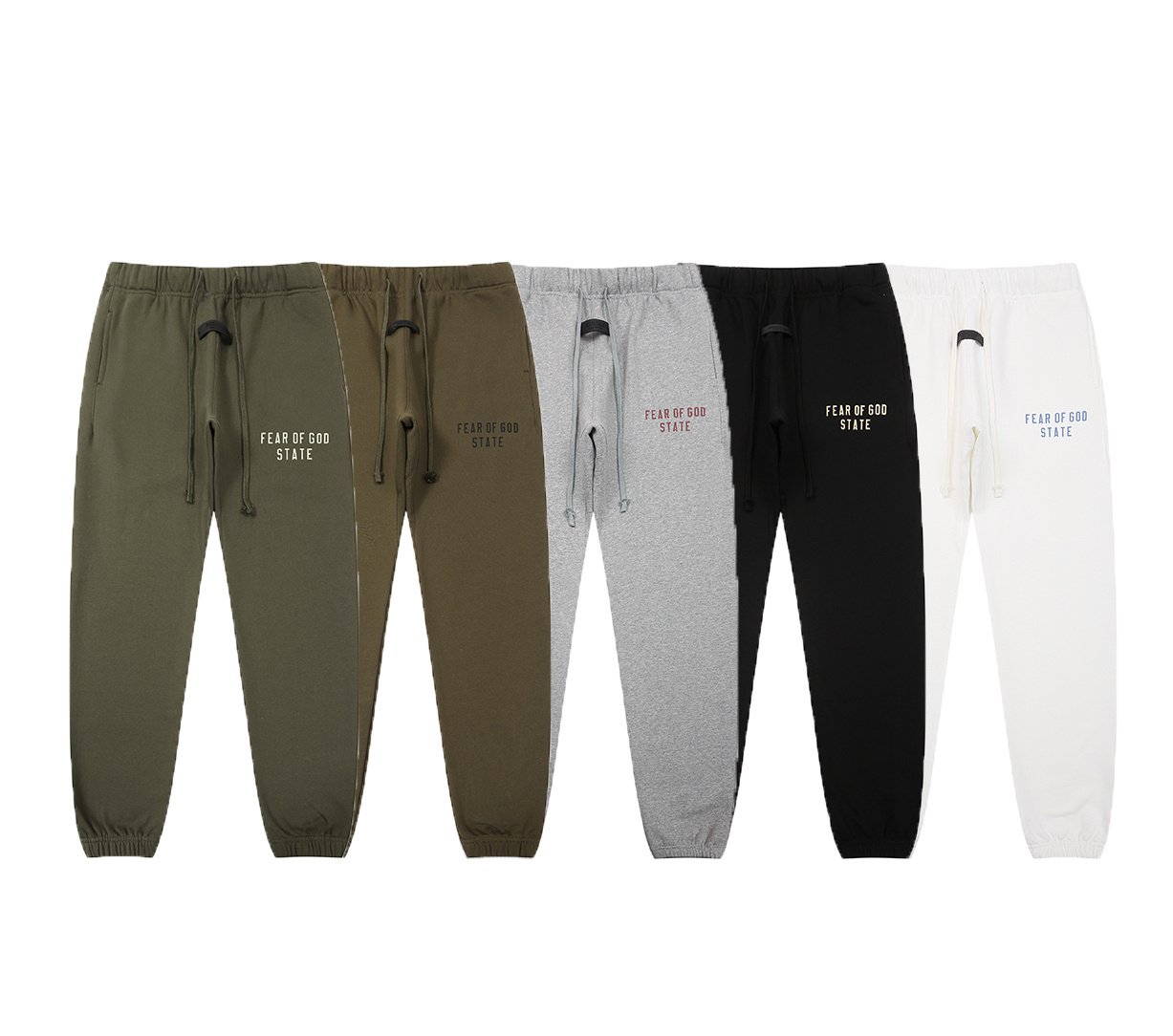 FEAR OF GOD 피어오브갓 에센셜 725 스테이트 플리스 스웨트 팬츠