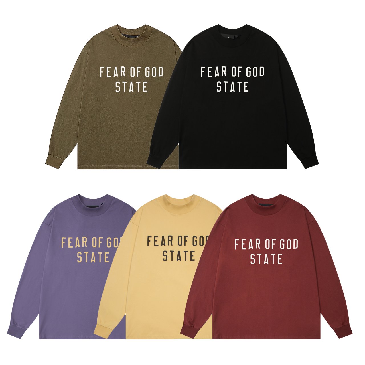 FEAR OF GOD 피어오브갓 에센셜 1926 스테이트 저지 롱 슬리브