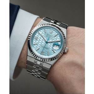 ●실사● 로렉스 랜드드웰러 플래티넘 아이스블루 정품급