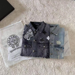 CHROME HEARTS 크롬하츠 로고 패치 자켓